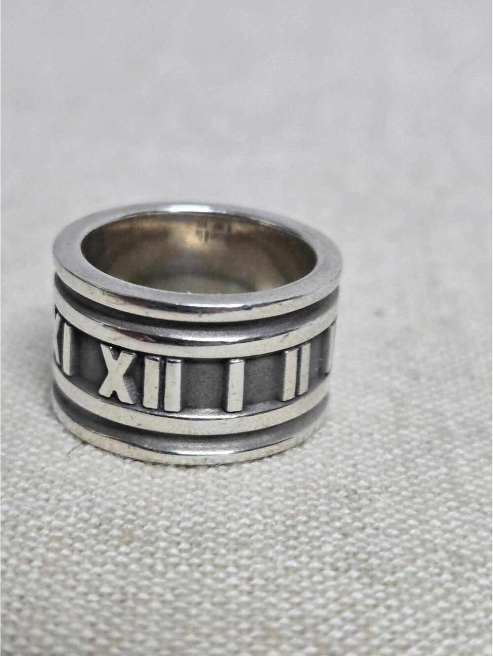 Vintage Tiffany & Co. Atlas Wide Band Ring 1995 Sterling Silver 925 Size 4.5 EUC - Picture 3 of 8